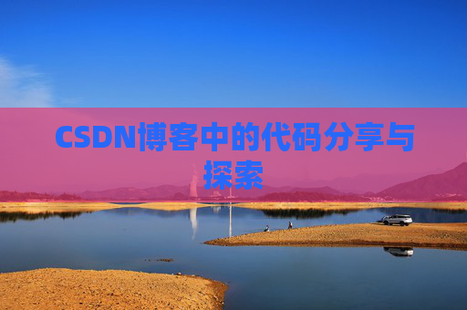 CSDN博客中的代码分享与探索